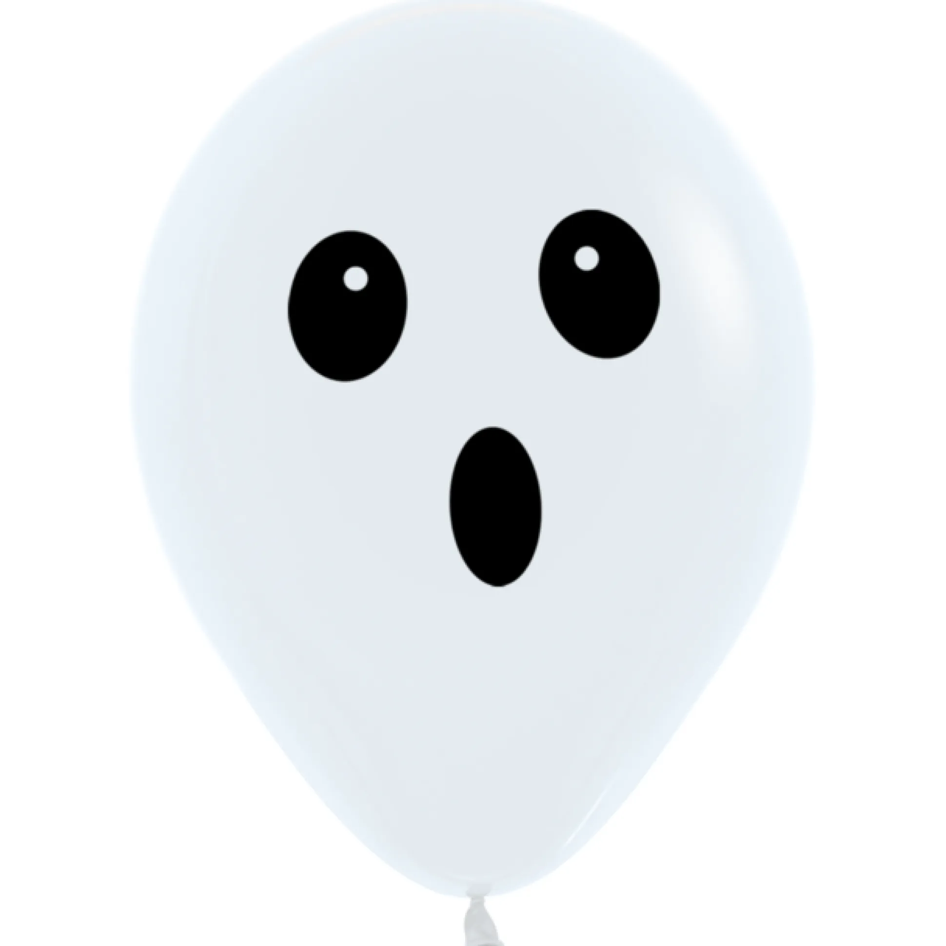 Spooky Halloween Ghost Latex Balloons 6ct