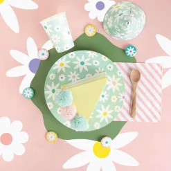 Spring Daisies Lunch Plates 8ct