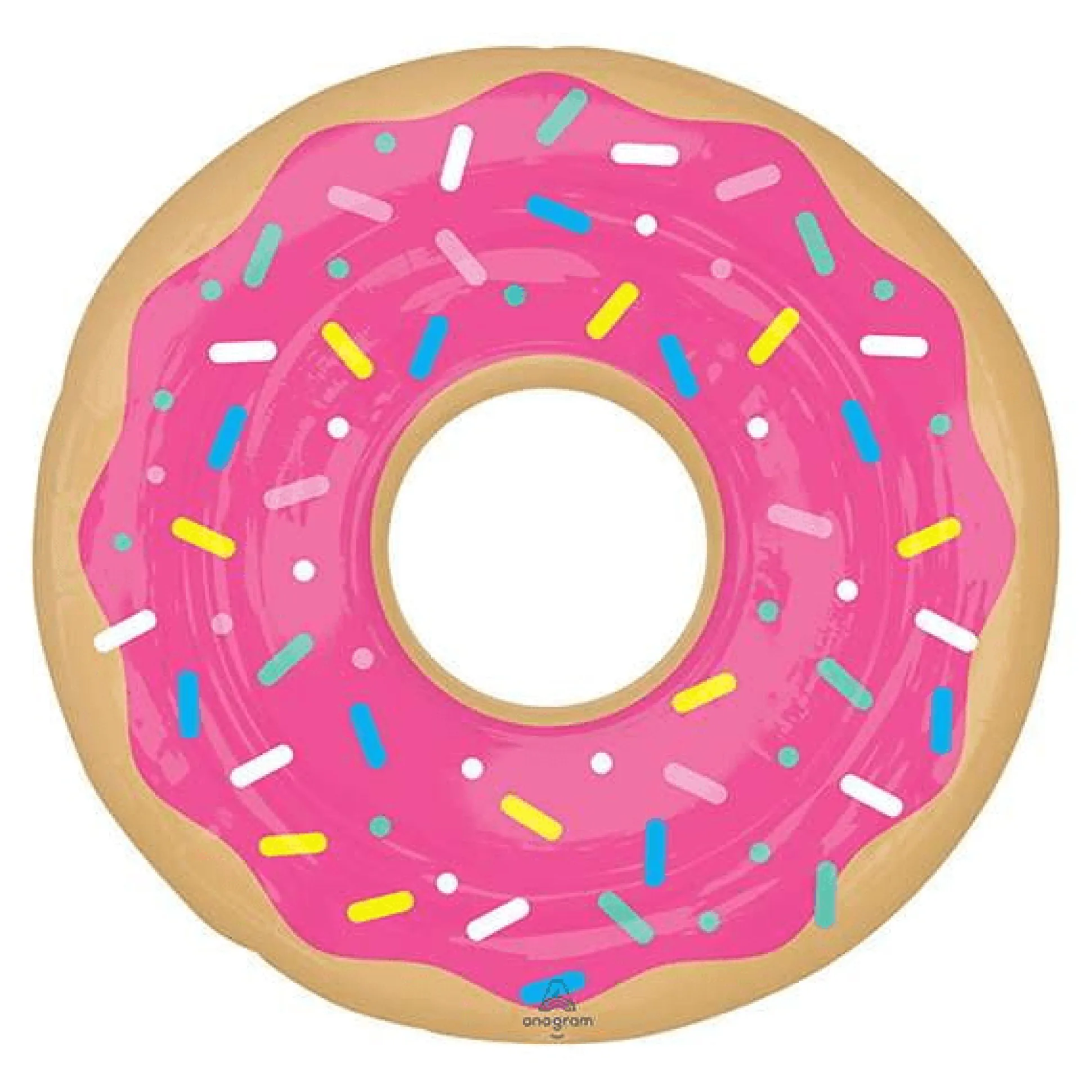 Sprinkled Donut Balloon 27"