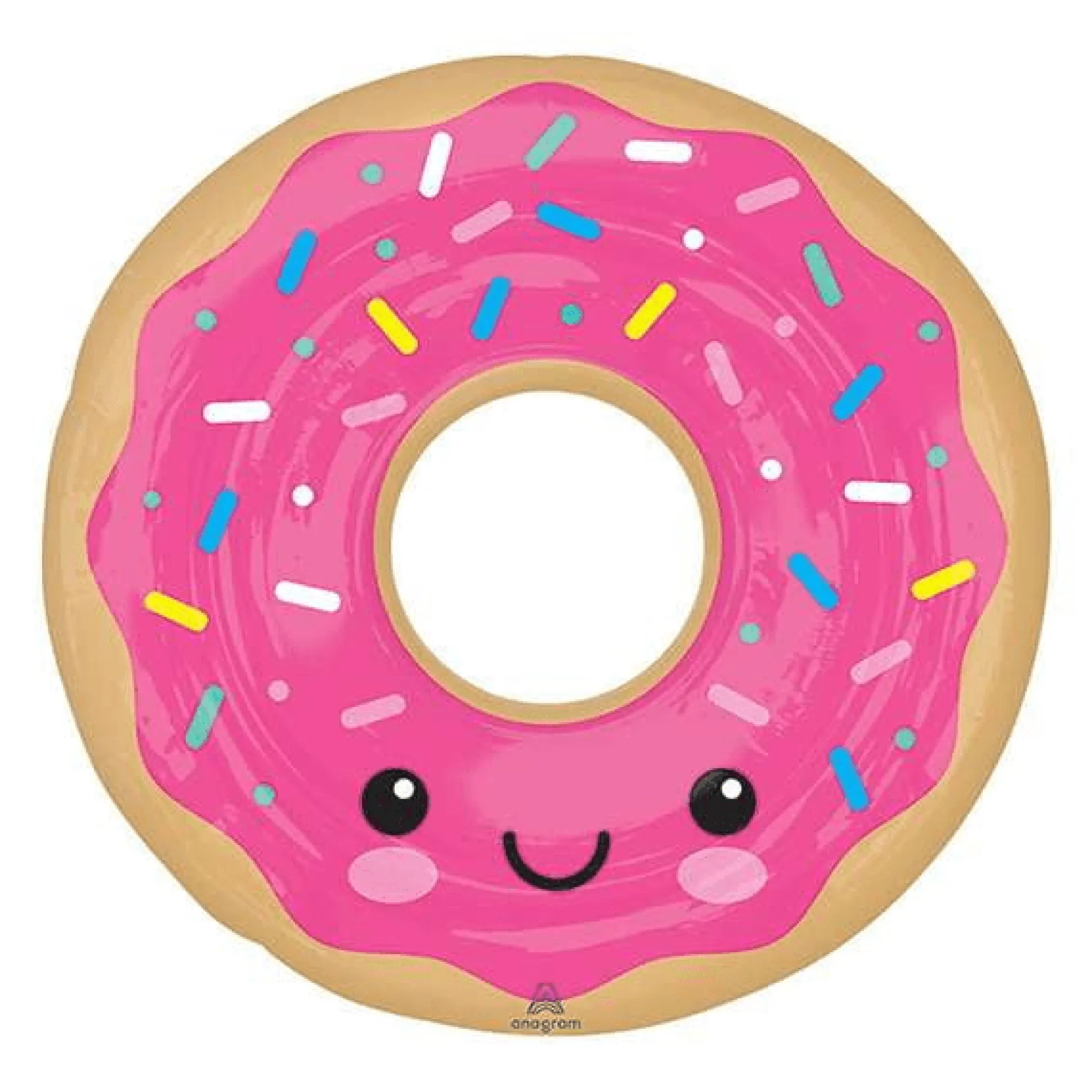 Sprinkled Donut Balloon 27"