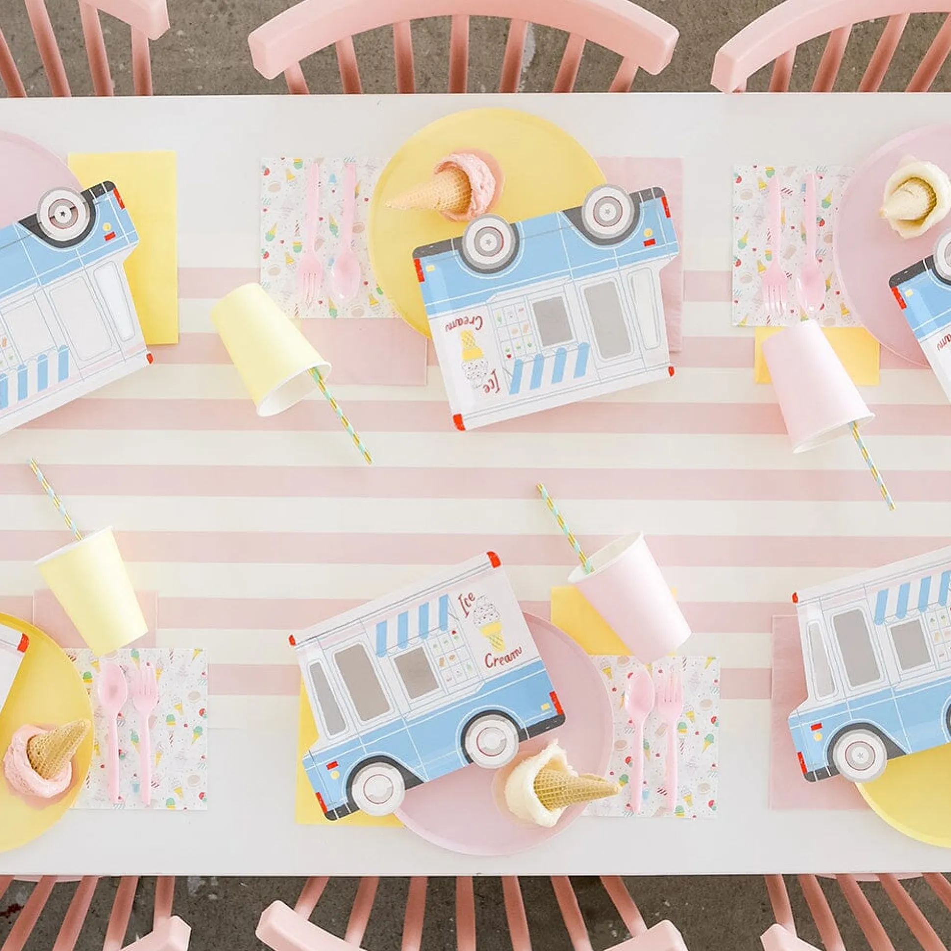 Sprinkled Ice Cream Lunch Napkins 16ct