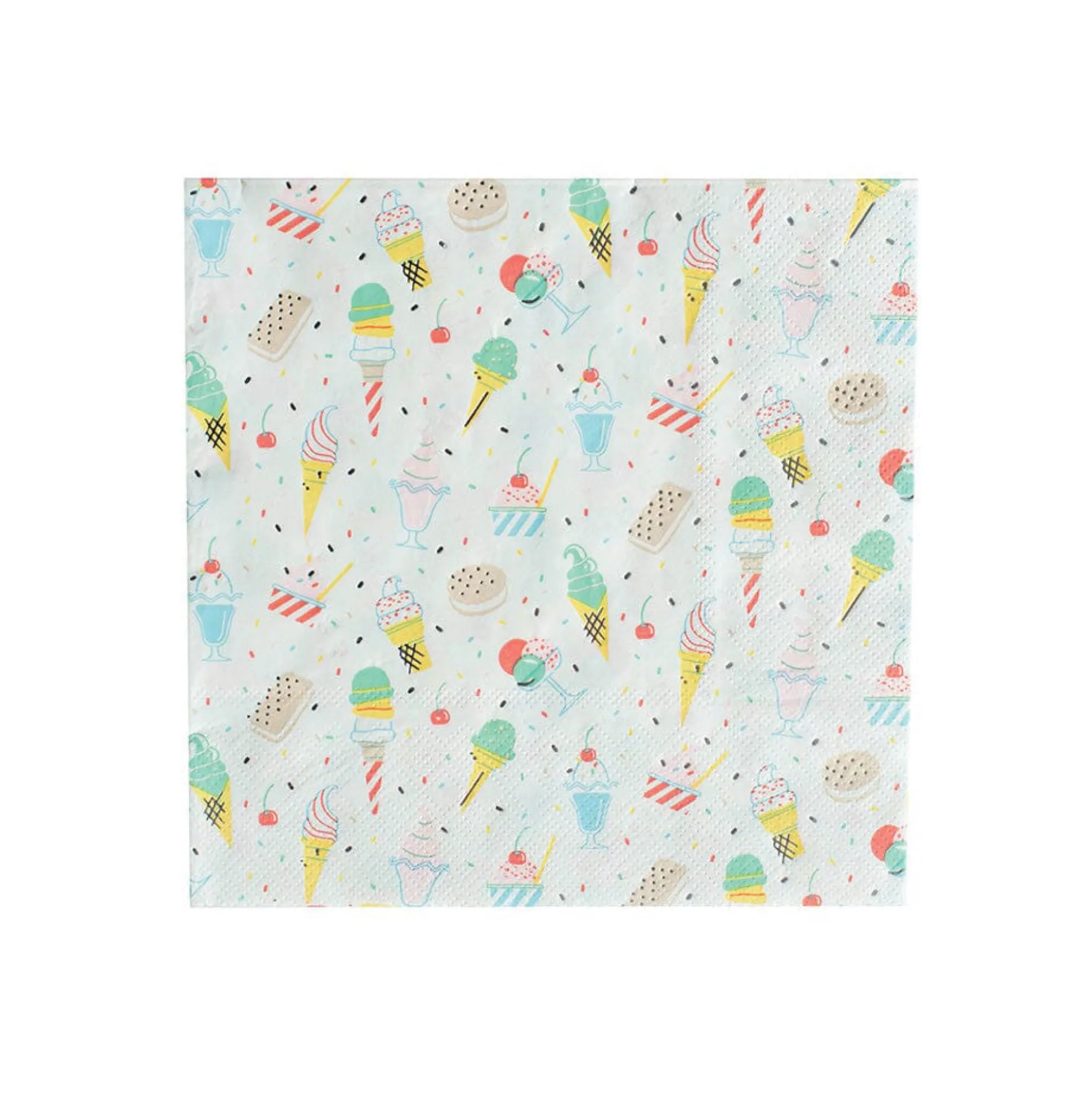 Sprinkled Ice Cream Lunch Napkins 16ct