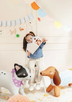 Standing Dachshund Dog Balloon 35in