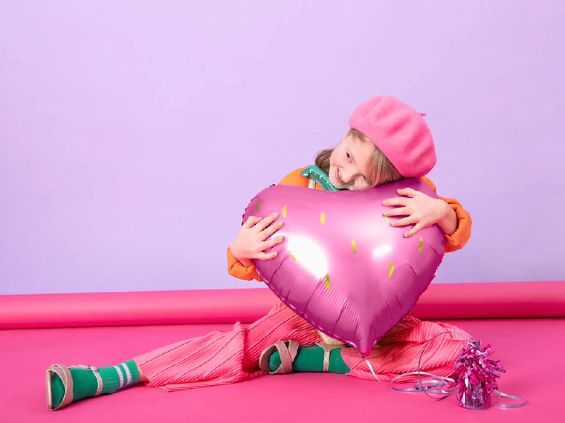 Strawberry Foil Balloon 17.5in