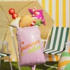 Summer Vibes Cocktail Foil Balloon 31.1in