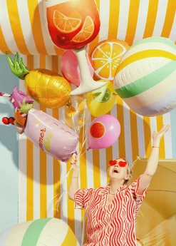 Summer Vibes Cocktail Foil Balloon 31.1in