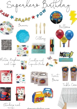 Superhero Stickers Sheets