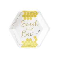 Sweet As Can Bee Dessert Plates 16ct