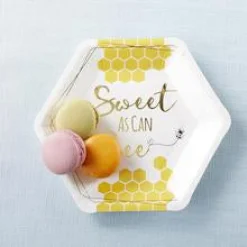Sweet As Can Bee Dessert Plates 16ct