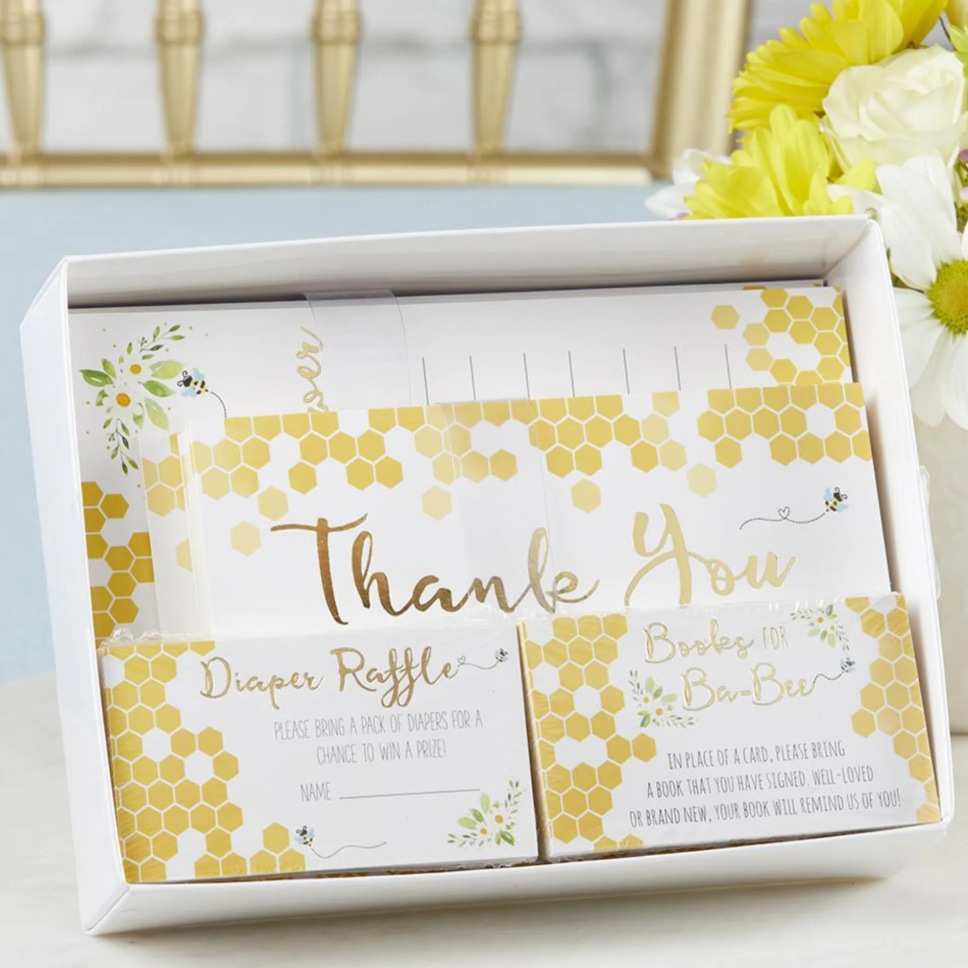 Sweet as Can Bee Invitations & Thank You Card Set 25ct