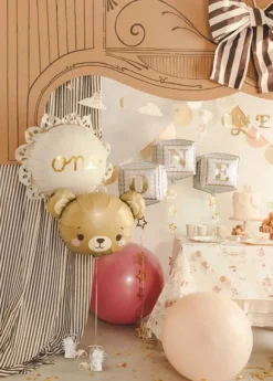 Sweet Bear Face Balloon 22in