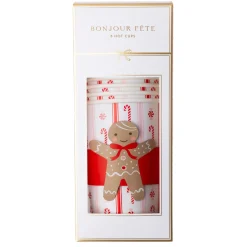 Sweet Gingerbread Coffee Cups & Lids 8ct