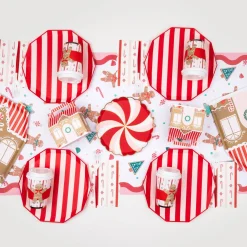Sweet Gingerbread Coffee Cups & Lids 8ct