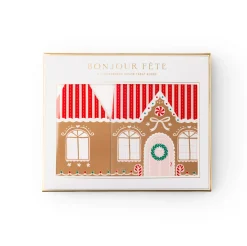 Sweet Gingerbread House Cookie Boxes 6ct
