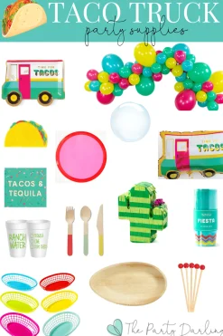 Taco Bout a Party Balloon Garland Kit 6ft