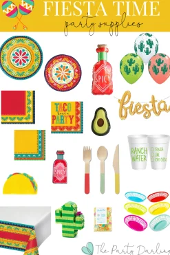 Taco Dessert Napkins 25ct