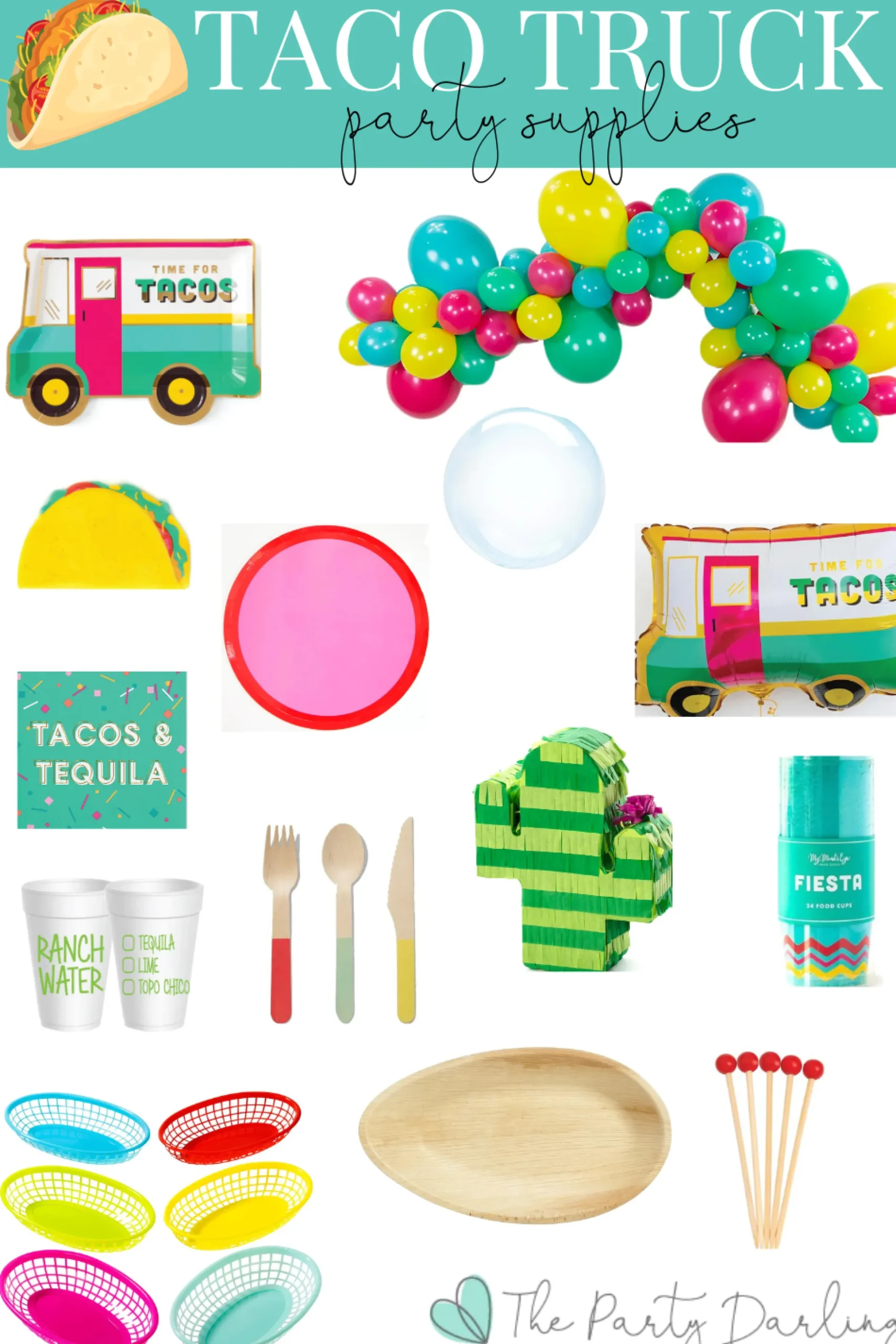 Tacos & Tequila Dessert Napkins 20ct