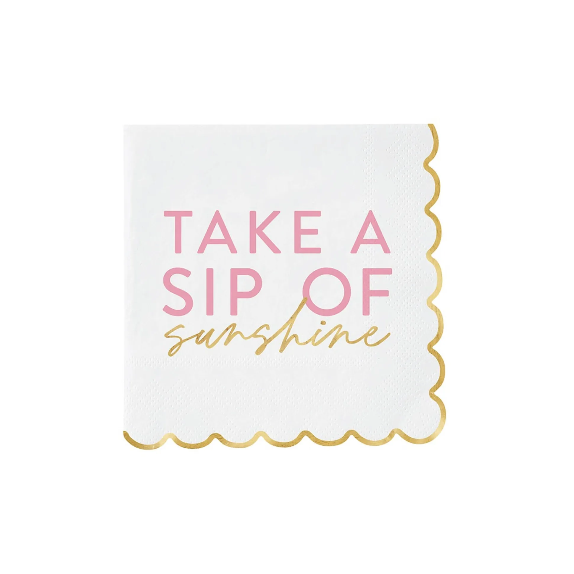 Take A Sip of Sunshine Dessert Napkins 20ct