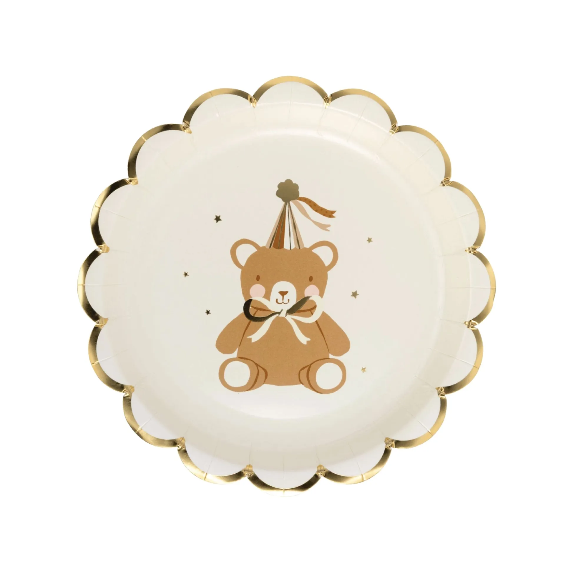 Teddy Bear Baby Dessert Plates 8ct