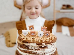 Teddy Bear Birthday Candles 6ct