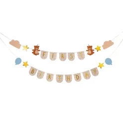 Teddy Bear First Birthday Banner 8ft