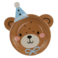 Teddy Bear Party Dessert Plates 6ct