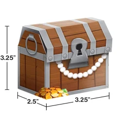 Treasure Island Pirate Chest Favor Boxes