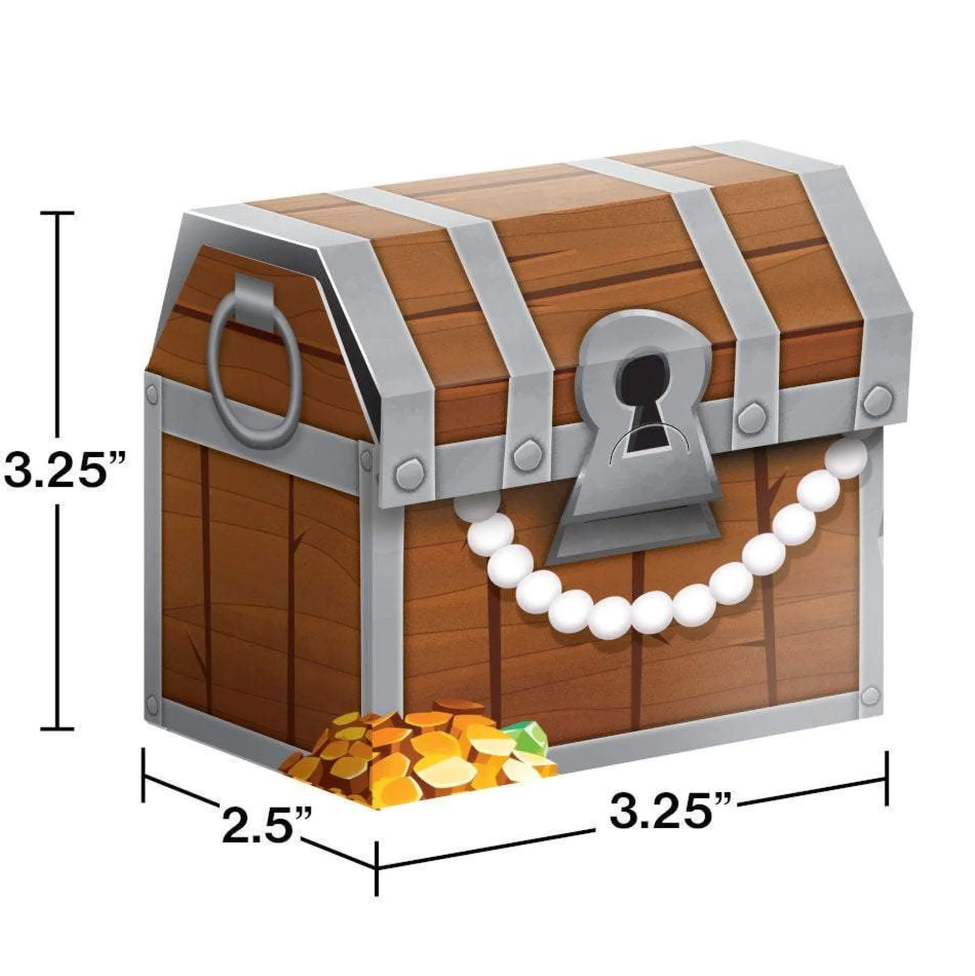 Treasure Island Pirate Chest Favor Boxes