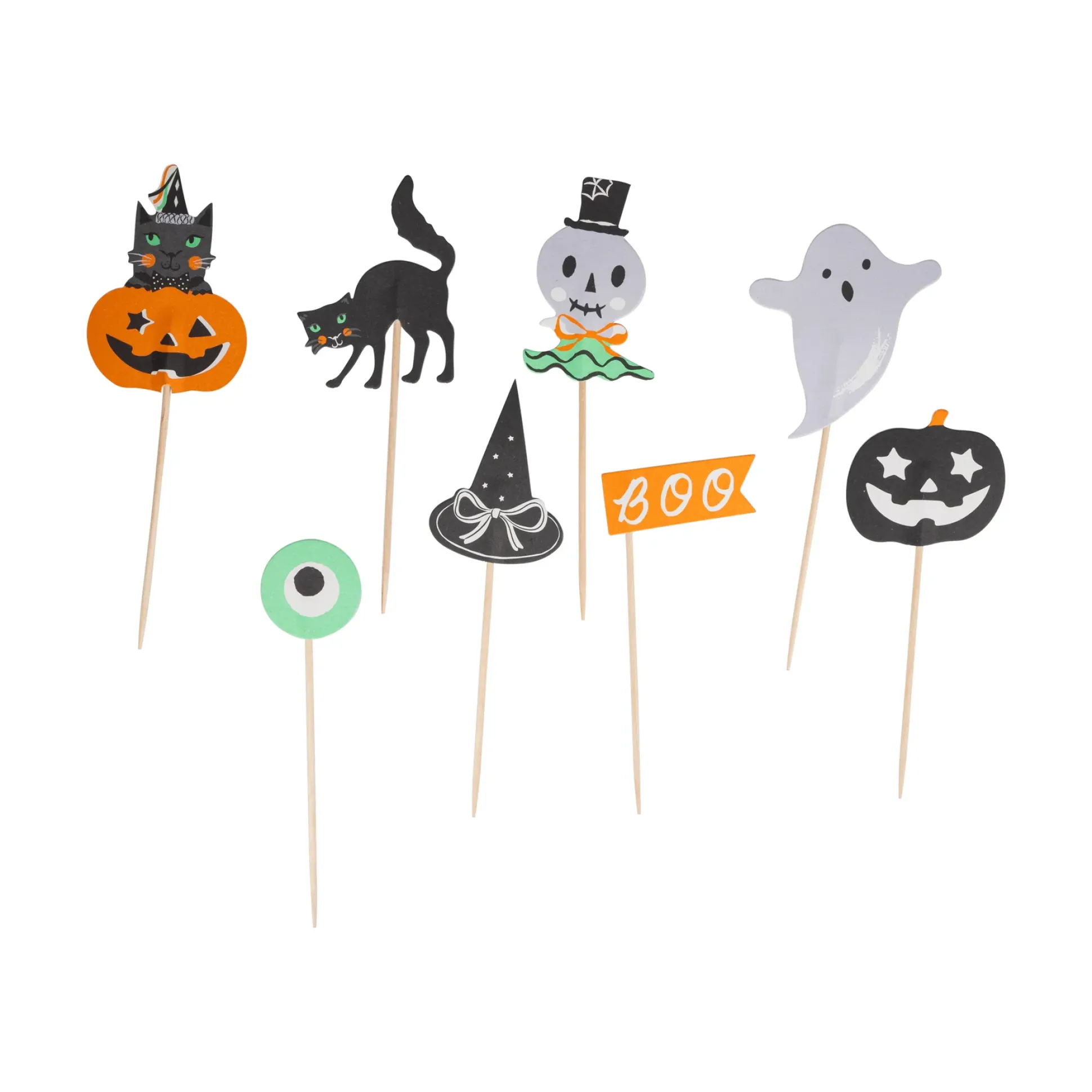 Trick or Treat Halloween Party Picks 8ct