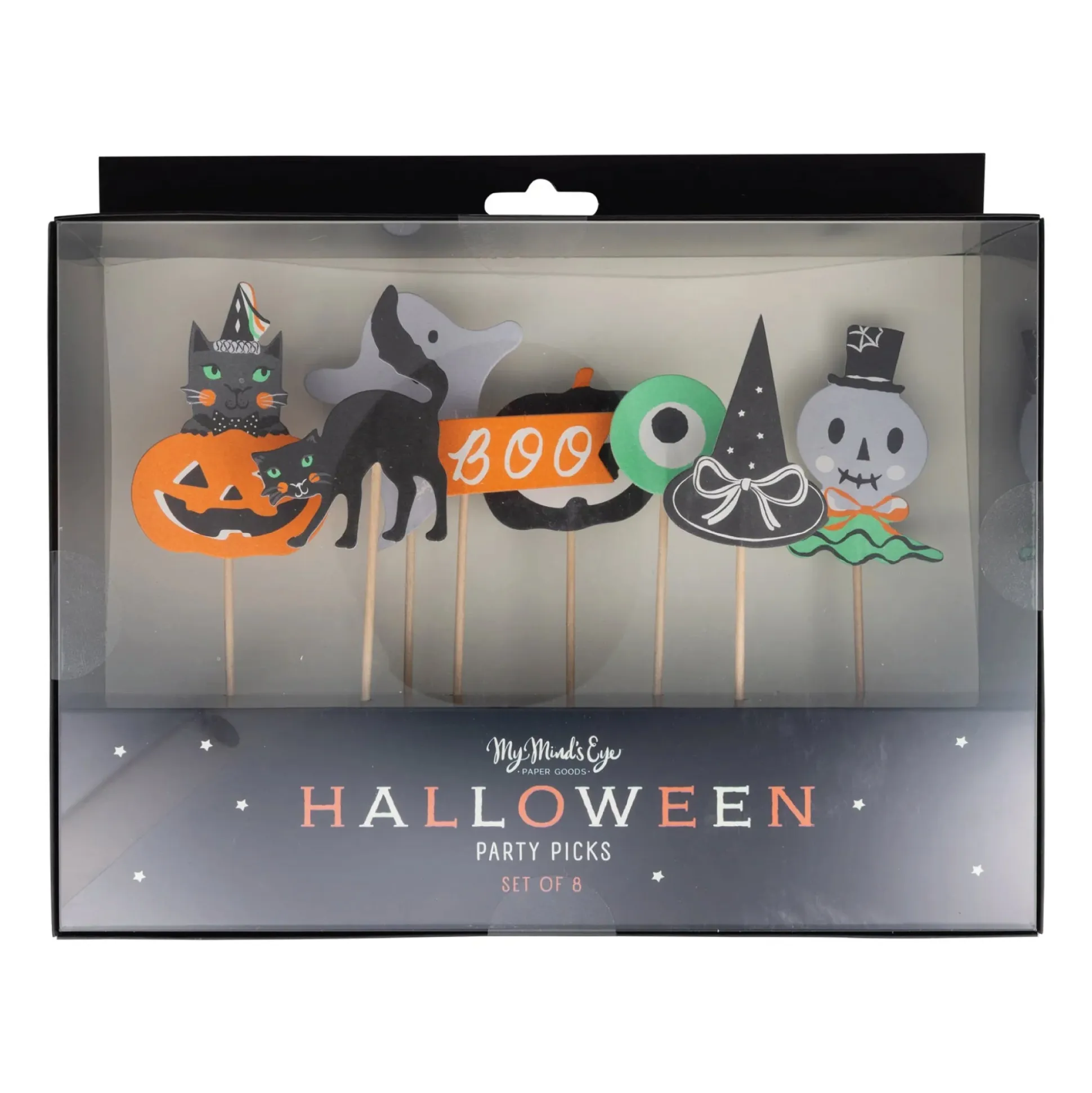 Trick or Treat Halloween Party Picks 8ct