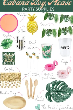 Tropical Leaf Dessert Plates 8ct