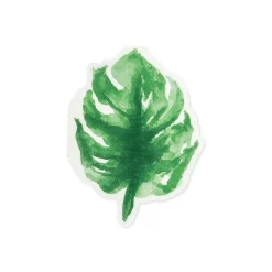 Tropical Monstera Leaf Dessert Napkins 20ct