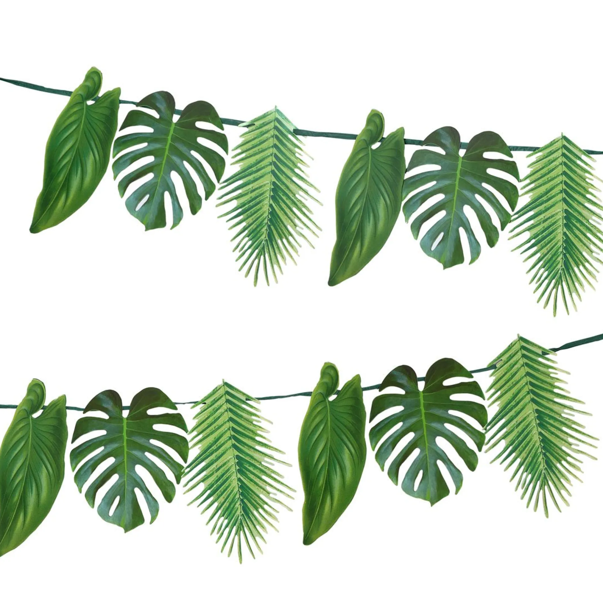 Tropical Palm Leaf Garland 5ft