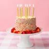 Twirl Gold Birthday Candles 8ct