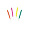 Twirl Multicolored Birthday Candles 8ct