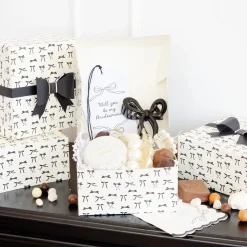 Tying the Knot Bow Treat Boxes 12ct