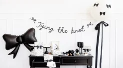 Tying the Knot Glitter Banner 4.5ft