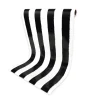 Vintage Black & White Stripe Paper Table Runner 10ft