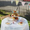 Vintage Paper Teacups and Saucers Set 12ct