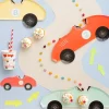 Vintage Race Car Dessert Napkins 16ct