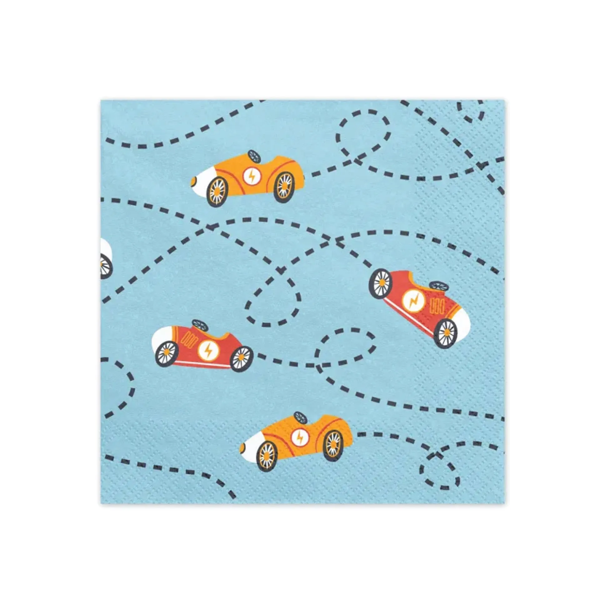 Vintage Race Car Lunch Napkins 12ct