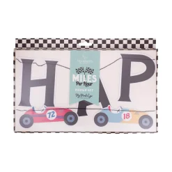 Vintage Racing Cars Birthday Banner Set 2ct