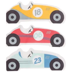 Vintage Racing Cars Dessert Napkins 24ct