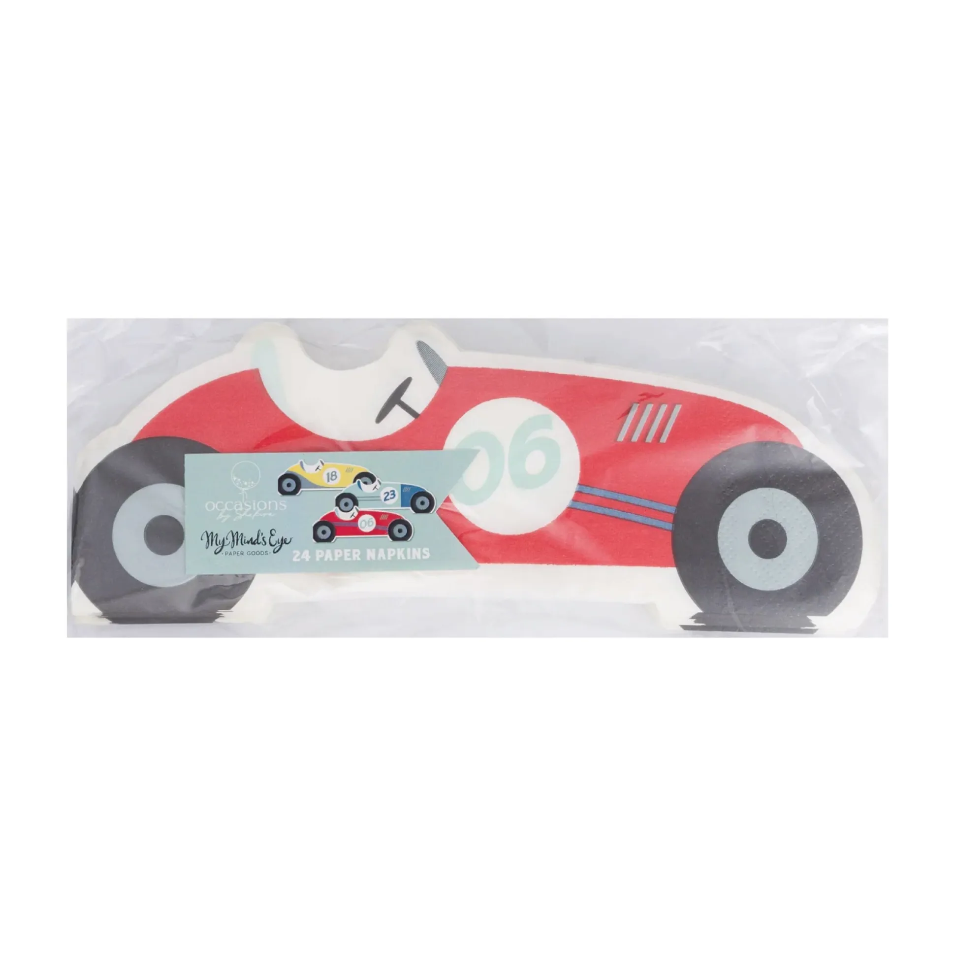 Vintage Racing Cars Dessert Napkins 24ct