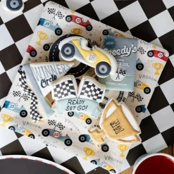 Vintage Racing Cars Lunch Plates 8ct