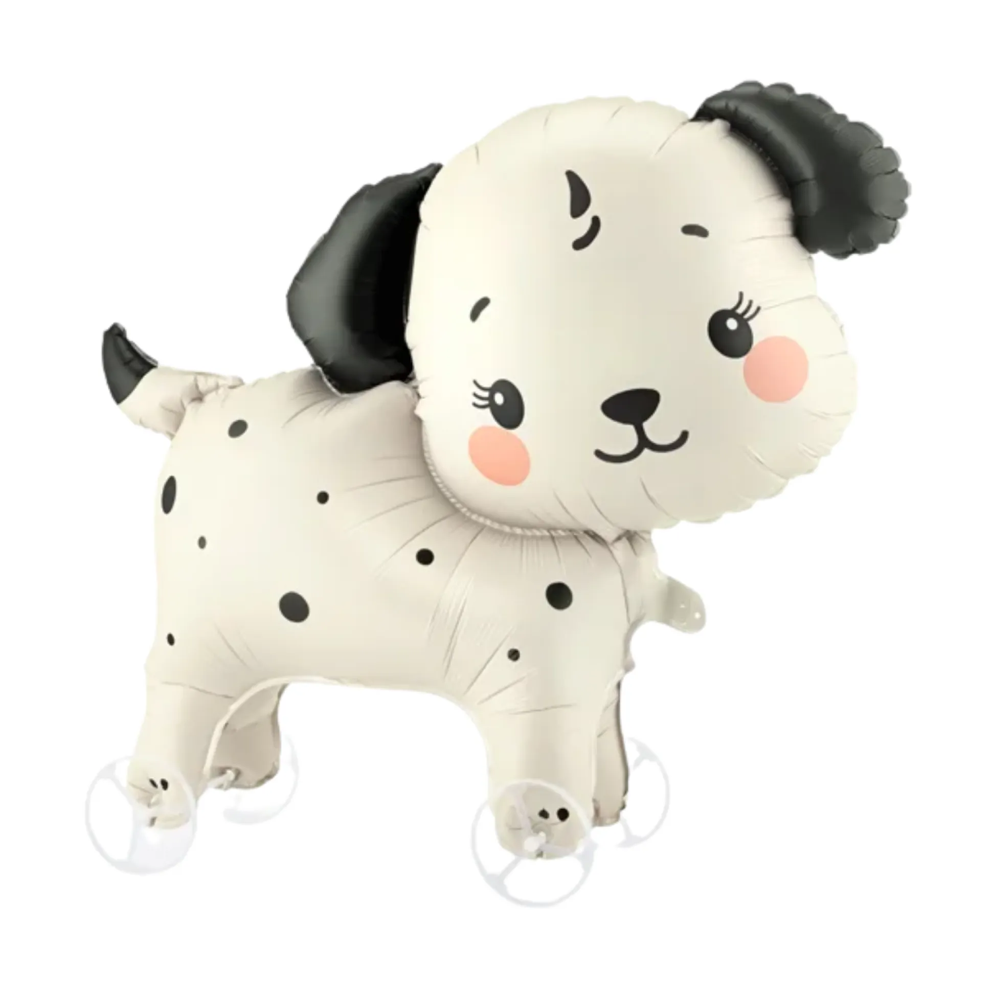 Walking Spotted Puppy Foil Balloon 27in