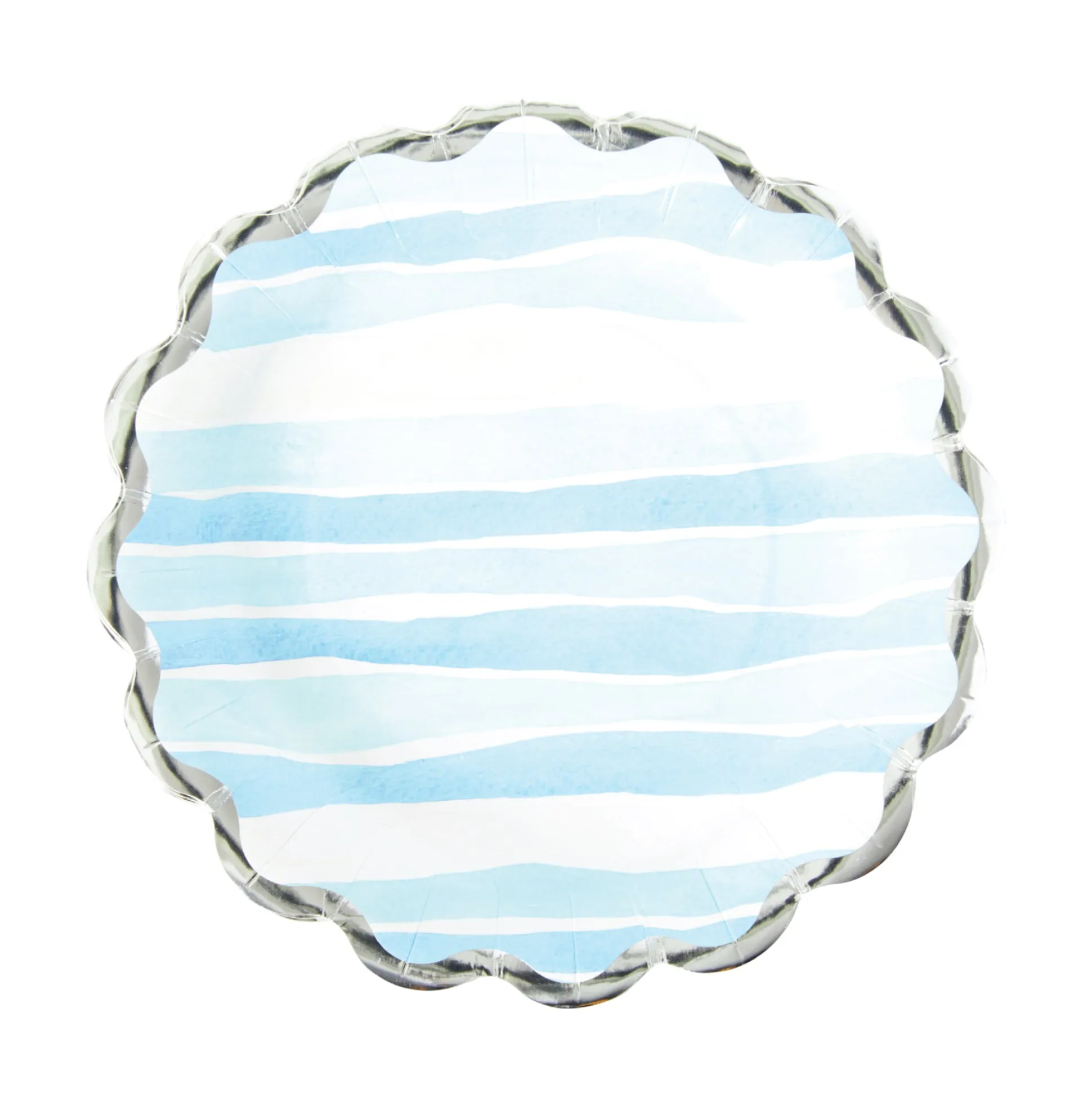 Watercolor Coastal Dessert Plates 8ct
