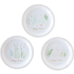 Watercolor Easter Bunny Dessert Plates 9ct