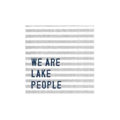 We Are Lake People Dessert Napkins 20ct
