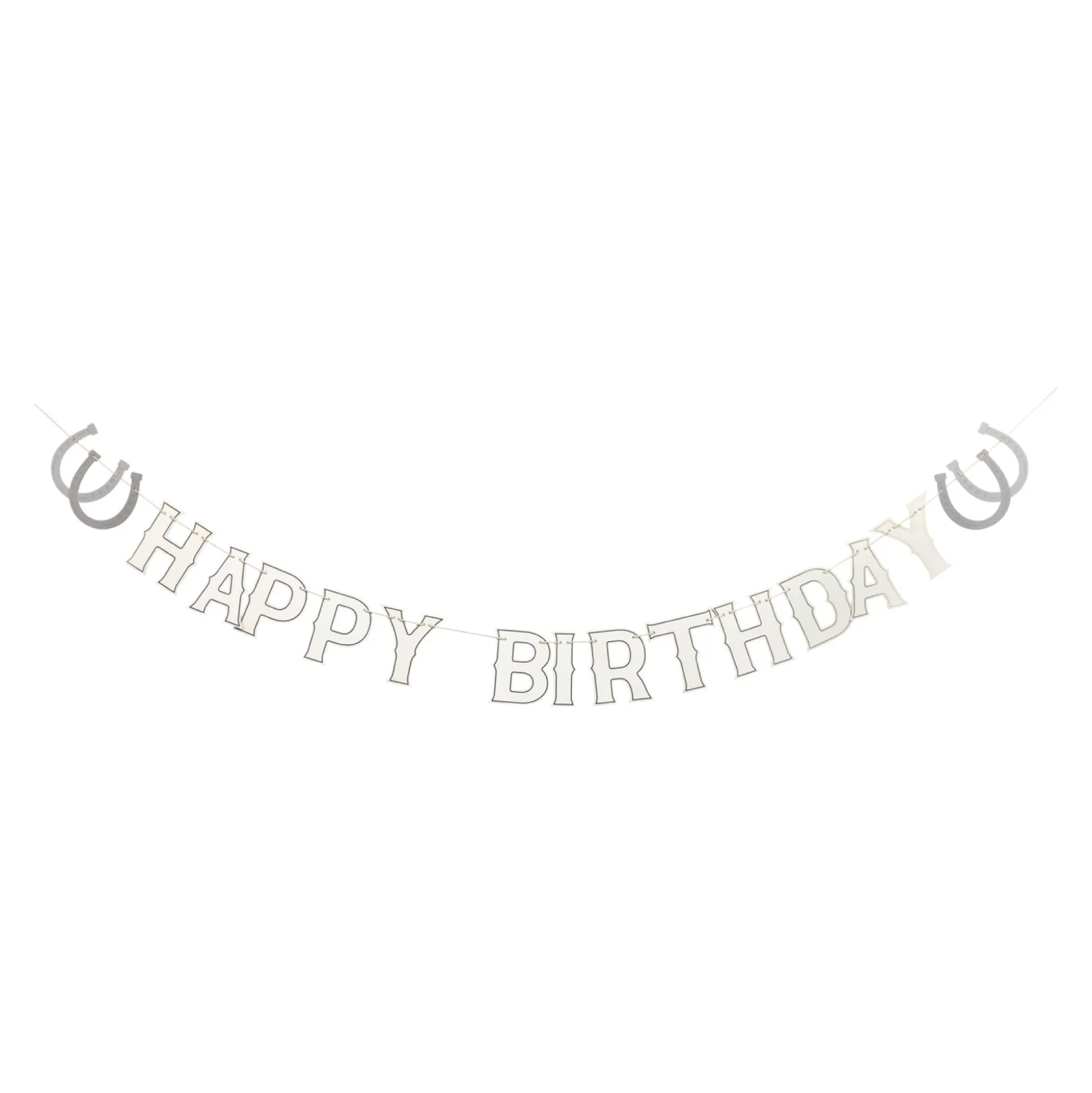 Western Happy Birthday Banner 5.5ft